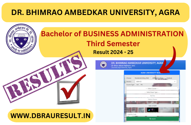 Bachelor of BUSINESS ADMINISTRATION Third Semester Result 2025