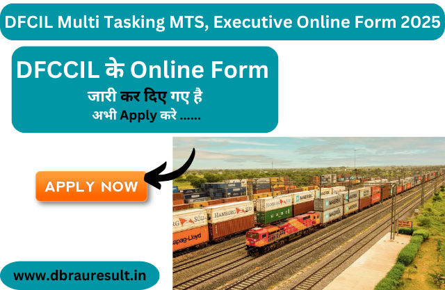 DFCIL Multi Tasking MTS, Executive Online Form 2025