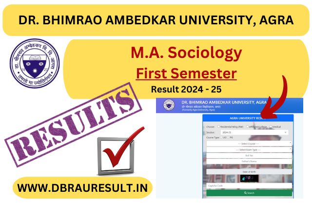 M.A. Sociology First Semester Result 2025
