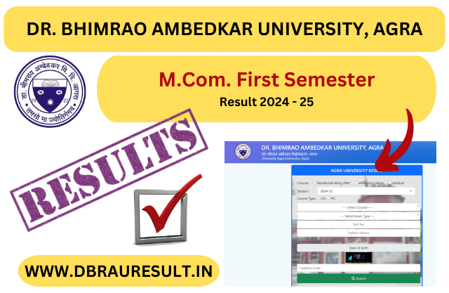 M.Com. First Semester Result 2025