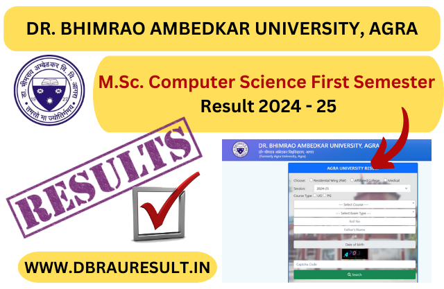 M.Sc. Computer Science First Semester Result 2025