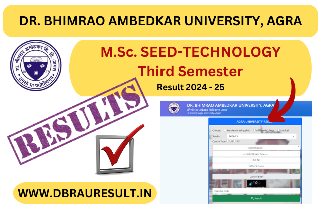 M.Sc. SEED-TECHNOLOGY Third Semester Result 2025