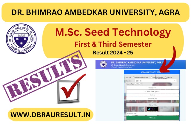 M.Sc. Seed Technology First & Third Semester Result 2025
