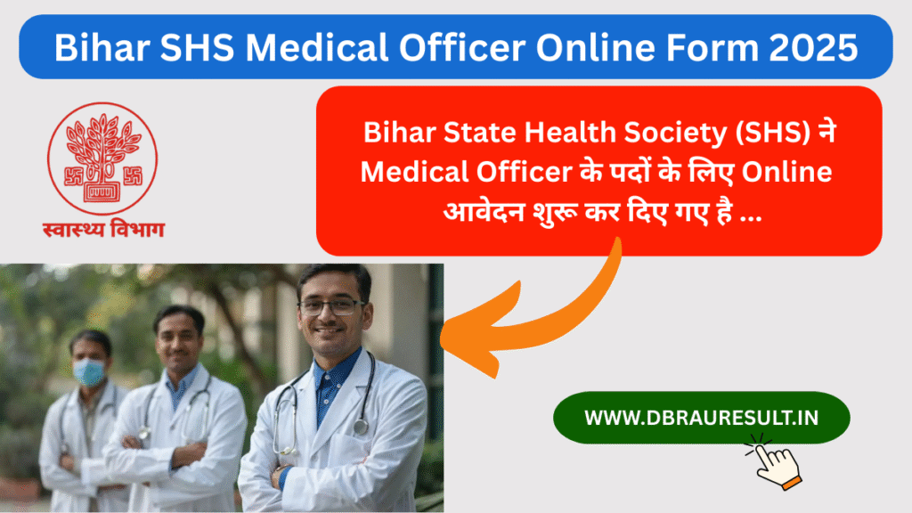 Bihar SHS Medical Officer Online Form 2025