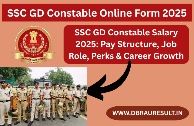SSC GD Constable Online Form 2025