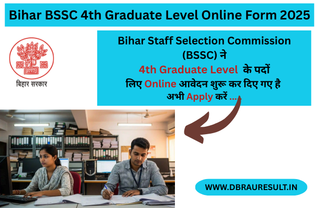 Bihar BSSC 4th Graduate Level Online Form 2025