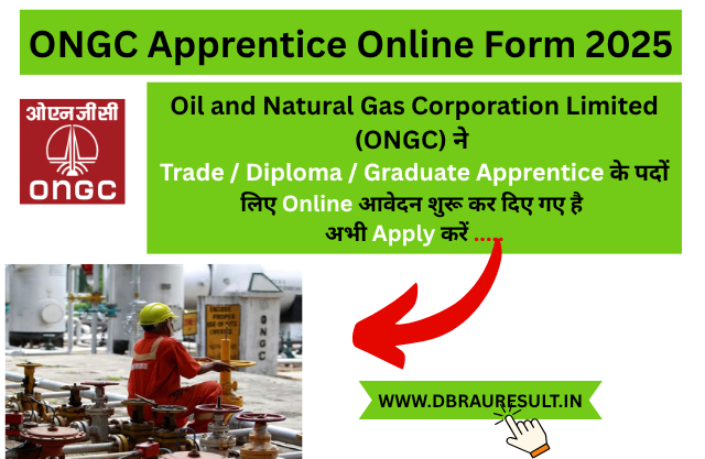ONGC Apprentice Online Form 2025