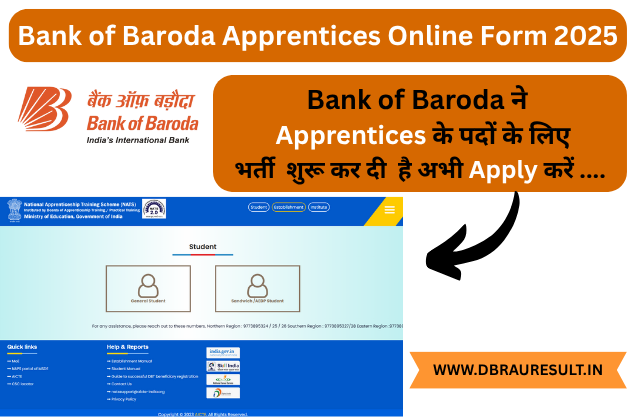 Bank of Baroda Apprentices Online Form 2025