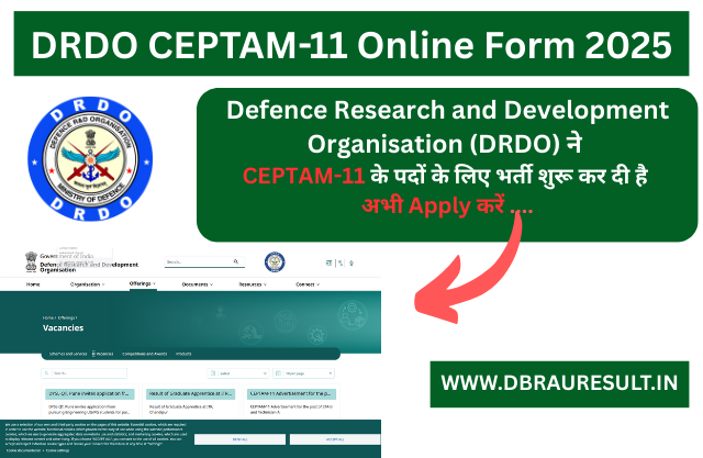 DRDO CEPTAM-11 Online Form 2025