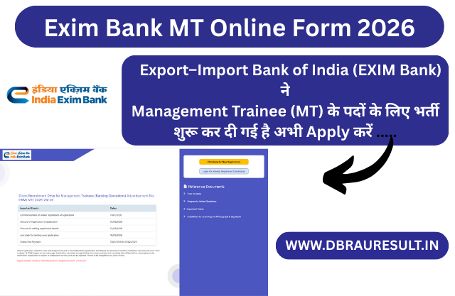 Exim Bank MT Online Form 2026