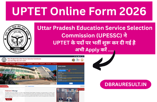 UPTET Online Form 2026