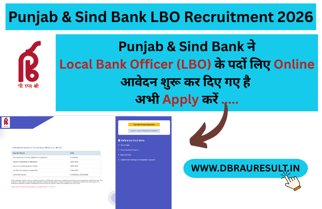 Punjab & Sind Bank LBO Recruitment 2026