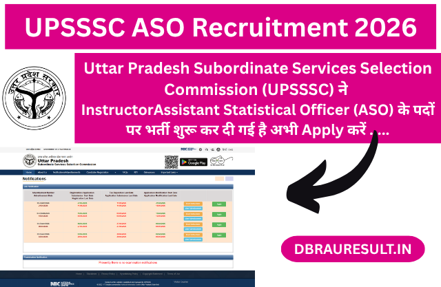 UPSSSC ASO Recruitment 2026