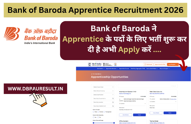 Bank of Baroda Apprentice Recruitment 2026