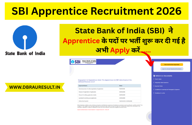 SBI Apprentice Recruitment 2026