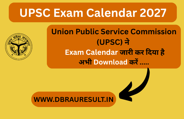 UPSC Exam Calendar 2027