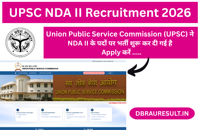 UPSC NDA II Recruitment 2026