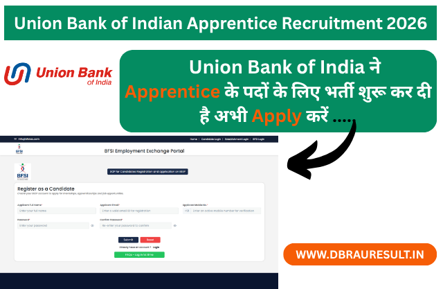 Union Bank of Indian Apprentice Recruitment 2026