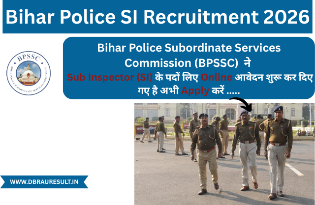 Bihar Police SI Recruitment 2026