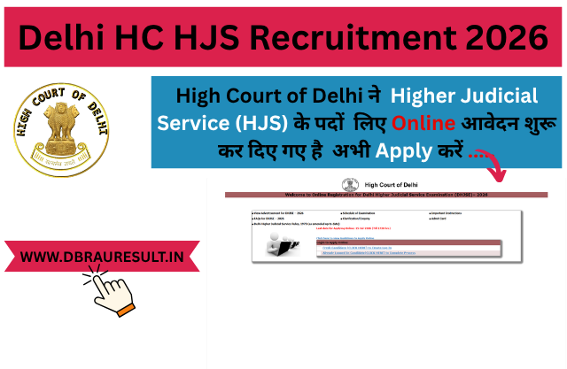 Delhi HC HJS Recruitment 2026