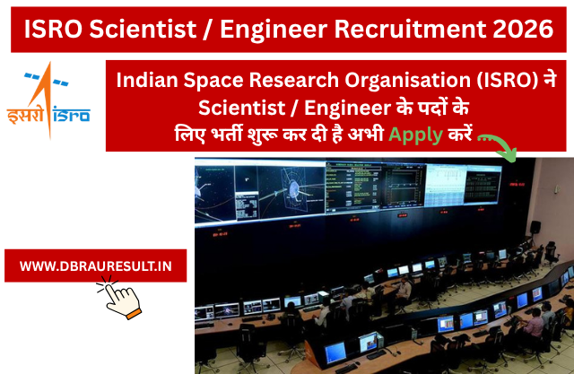 ISRO Scientist / Engineer Recruitment 2026
