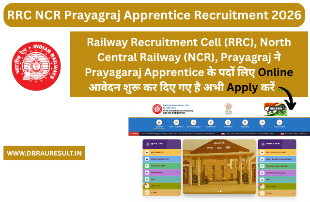 RRC NCR Prayagraj Apprentice Recruitment 2026