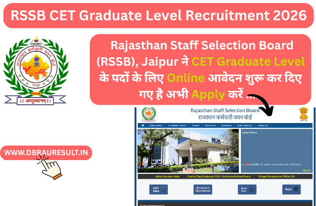 RSSB CET Graduate Level Recruitment 2026