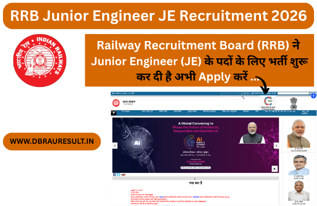 RRB Junior Engineer JE Recruitment 2026