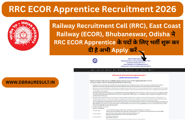 RRC ECOR Apprentice Recruitment 2026
