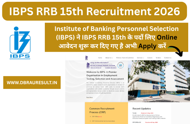 IBPS RRB 15th Recruitment 2026