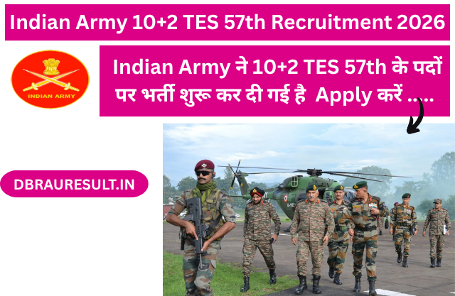 Indian Army 10+2 TES 57th Recruitment 2026