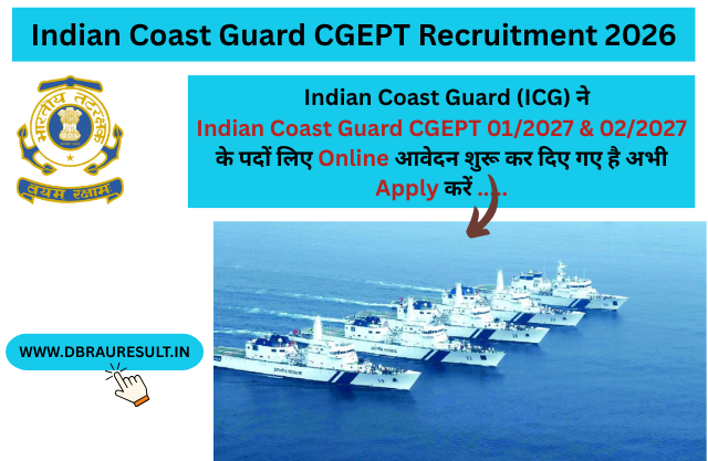 Indian Coast Guard CGEPT Recruitment 2026