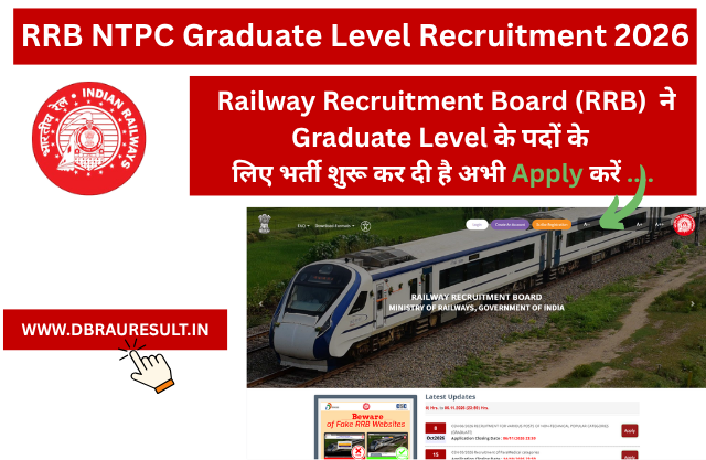 RRB NTPC Graduate Level Recruitment 2026